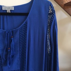 JOSEPH A Tunic Top w/Crochet Detailing